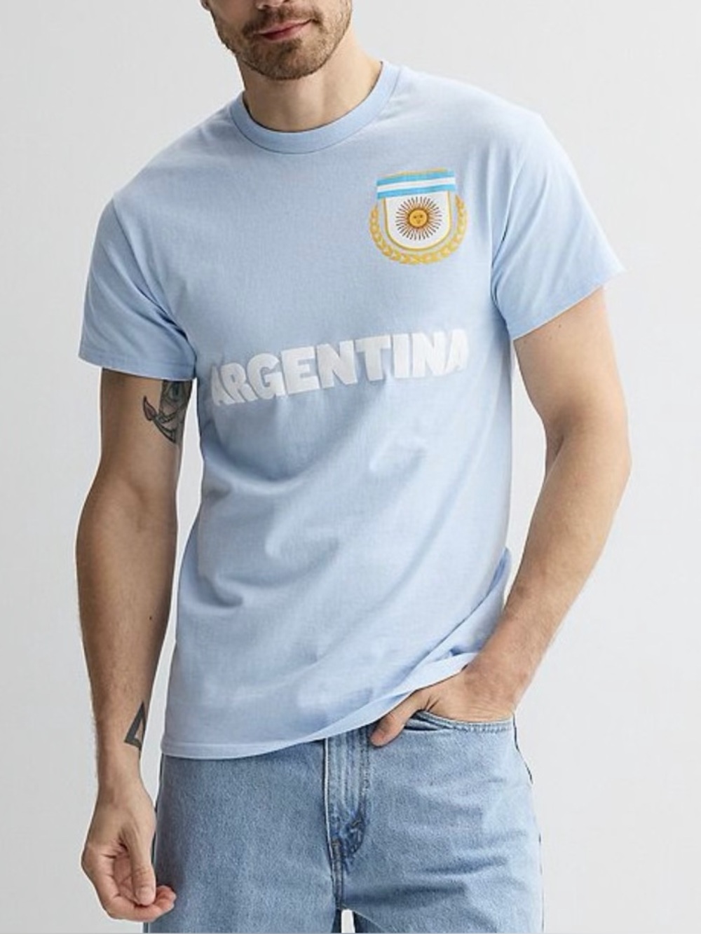 Argentina Soccer Graphic T-Shirt